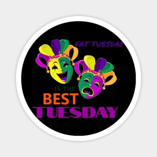 Mardi Gras Fat Tuesday Colorful. Magnet